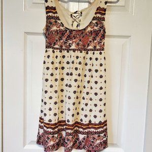 O'Neill Lined Hi/Low Dress Open Back Ties